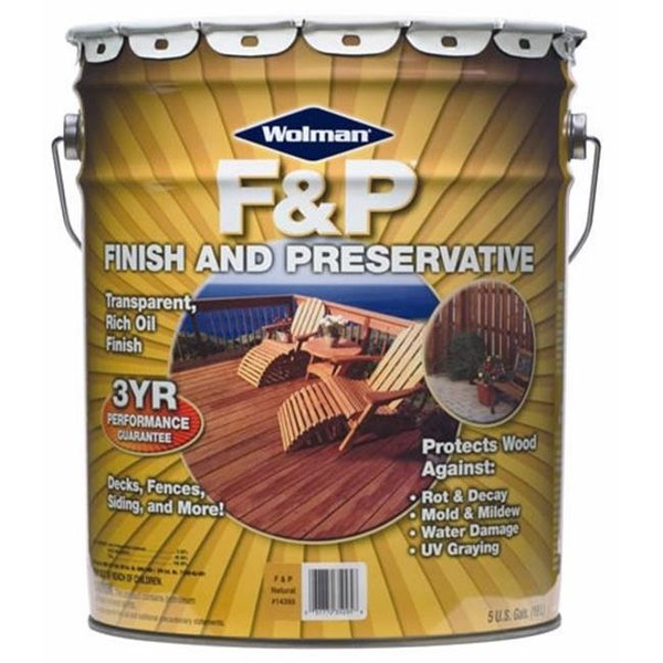 Wolman Wolman 14395 5 gal. Wood Finish And Preservative Natural 37772350958